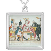Caricature des échecs de jeu de Louis XVI Pendentifs