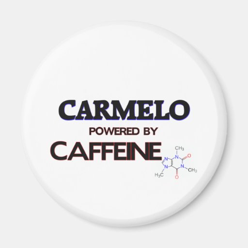 Carmelo a actionné par la caféine magnets pour réfrigérateur