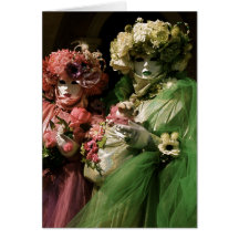 Carnaval VII de Venise Carte De Vœux