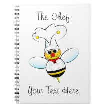 Carnet avec le chef d'abeille