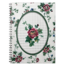 Carnet croisé rose de point