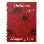 Carnet de notes à spirale de Noël