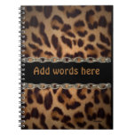 Carnet enchaîné de léopard