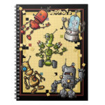 Carnet frais de bande de robot