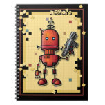 Carnet frais de Sam de robot