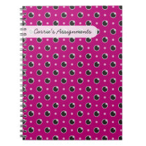 Carnet impertinent de pois - pourpre carnets