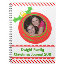 Carnet/journal faits sur commande de Noël
