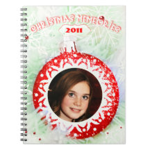 Carnet/journal faits sur commande d'ornement de No