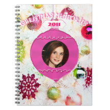 Carnet/journal faits sur commande d'ornement de No