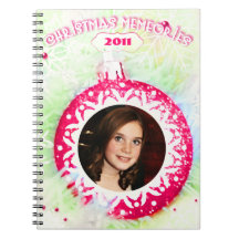 Carnet/journal faits sur commande d'ornement de No