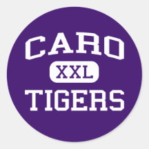 Caro - tigres - lycée de Caro - Caro Michigan Adhésifs