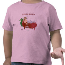 Carola en étant baigné t-shirts