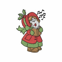 Caroler de Noël polos brodés