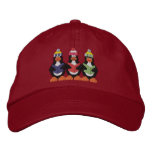 Casquettes brodées pour Noël