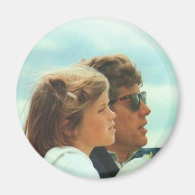 Caroline et John F. Kennedy Magnets Pour Réfrigérateur
