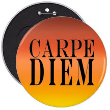 Carpe Diem saisissent le bonheur latin de citation Badge