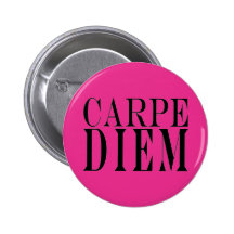 Carpe Diem saisissent le bonheur latin de citation Badge Avec Épingle
