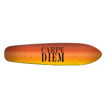 Carpe Diem saisissent le bonheur latin de citation Skateboards Personnalisables