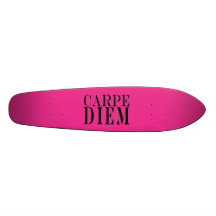 Carpe Diem saisissent le bonheur latin de citation Skateboards Personnalisés