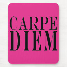 Carpe Diem saisissent le bonheur latin de citation Tapis De Souris