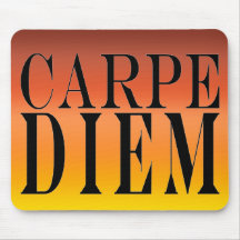 Carpe Diem saisissent le bonheur latin de citation Tapis De Souris