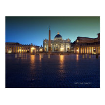Carré de St Peters, Rome, Italie Cartes Postales