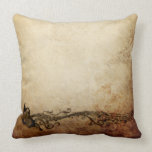 Carreau vintage de papillon oreillers american