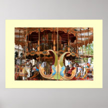 Carrousel au d'Horloge Posters