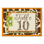 Carte 10 de Tableau de bébé de jungle