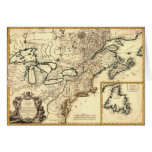 Carte 1778 du Canada et des Etats-Unis