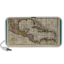 Carte 1790 des Antilles par Dilly et Robinson Haut-parleur Ordinateur Portable