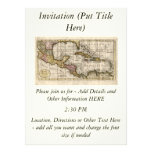 Carte 1790 des Antilles par Dilly et Robinson Invitations Personnalisées