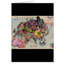 Carte 1900 de vision mondiale