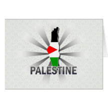 Carte 2,0 de drapeau de la Palestine