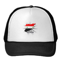 Carte 2,0 de drapeau de la Syrie Casquettes De Camionneur