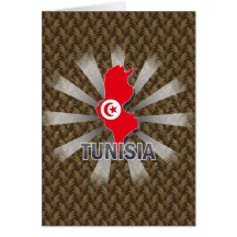 Carte 2,0 de drapeau de la Tunisie