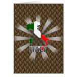 Carte 2,0 de drapeau de l'Italie