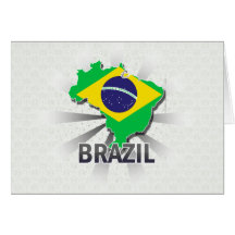 Carte 2,0 de drapeau du Brésil
