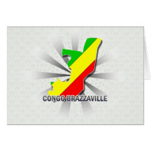 Carte 2,0 de drapeau du Congo Brazzaville