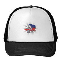 Carte 2,0 de drapeau du Haïti Casquette