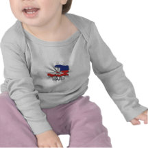 Carte 2,0 de drapeau du Haïti T-shirts