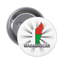 Carte 2,0 de drapeau du Madagascar Badge