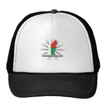 Carte 2,0 de drapeau du Madagascar Casquettes De Camionneur
