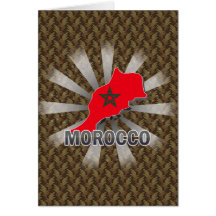 Carte 2,0 de drapeau du Maroc