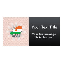 Carte 2,0 de drapeau du Niger Cartes Avec Photo