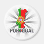 Carte 2,0 de drapeau du Portugal Aimants