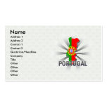 Carte 2,0 de drapeau du Portugal Carte De Visite