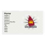 Carte 2,0 de drapeau du Sri Lanka Cartes De Visite Personnelles