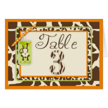 Carte 3 de Tableau de singe de jungle