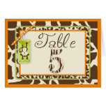 Carte 5 de Tableau de bébé de jungle